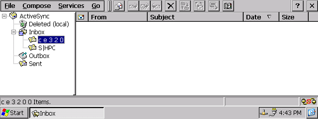 Windows CE .net 4.1 Inbox